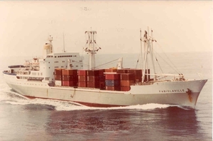 Cmb Fabiolaville laatste cargo-passagier schip