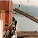 Cmb Fabiolaville 1990 boomstammen laden in San Pedro - Ivoorkust