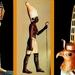 B  Egyptisch museum   meid en koning Senusert en Gouden gemumific