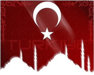 Postcard Turkey sign