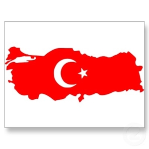 Postcard Turkey map