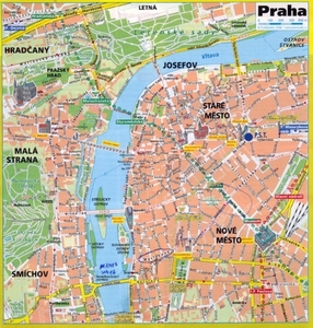 A13 Praag stadsplan
