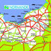 Kaart Normandi