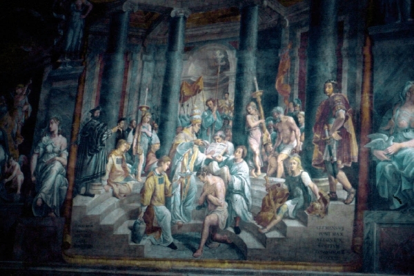 V9 Raphael fresco - vat museum