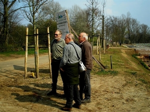 in de achtergrond , de nieuwe vistrap