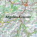 Kaart Argeles-Gazost