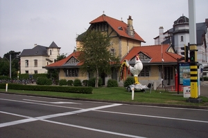 Station De Haan, de voorkant
