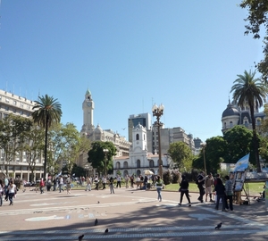 1 Buenos Aires _Plaza de Mayo  & Cabildo van Buenos Aires _P10503