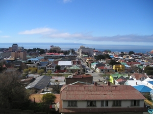 4 Punta Arenas _zicht op centrum van de stad vanaf Cerro La Cruz,