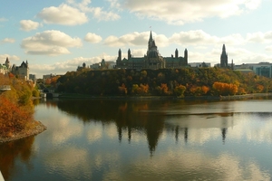 4  Ottawa  _Parliament Hill,_river view
