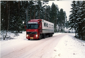 Westra - Dokkum demo Volvo mee naar zweden 1n 1991
