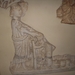 Marmeren sarcofaagfragment met Christus, die de blinde geneest.