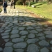 Via Appia stenen in basalt.