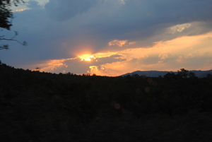Zonsondergang in Krugerpark