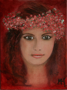 Portret van jonge vrouw