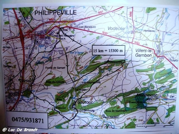 Ardennen wandeling Adeps Philippeville