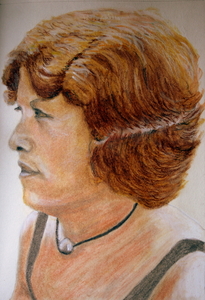 Portret van Maggy anno 1980