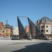 de nieuwe brug over de Dender