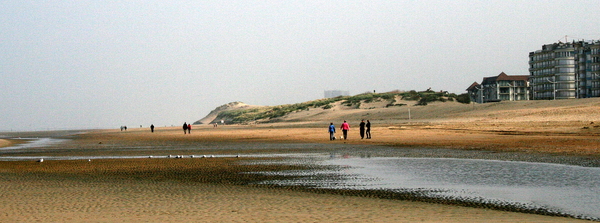 Koksijde strand (richting Nieuwpoort)