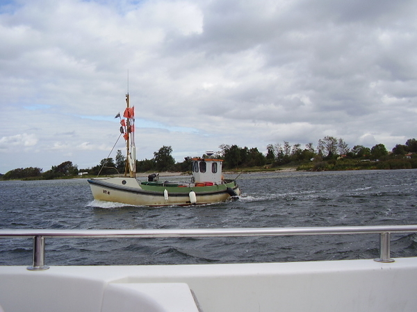 met de boot van Schnaprode naar Kloster op het eiland Hiddensee