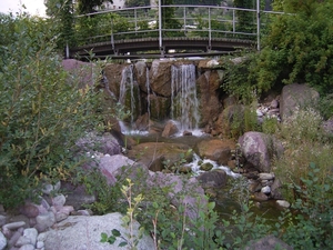Merano _schloss_Trauttmansdorff _botanische tuin _waterval