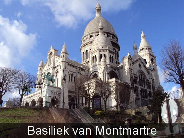 Prachtige basiliek van Montmartre