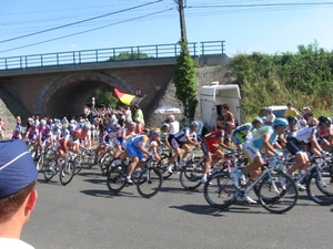 Le tour de France rijd door Leest 4-7-2010 192