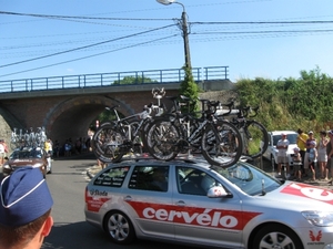 Le tour de France rijd door Leest 4-7-2010 201