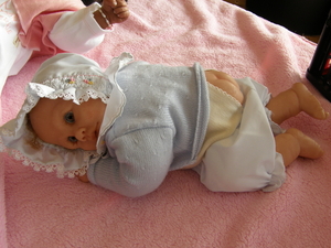 Baby pop gemaakt door Barbara