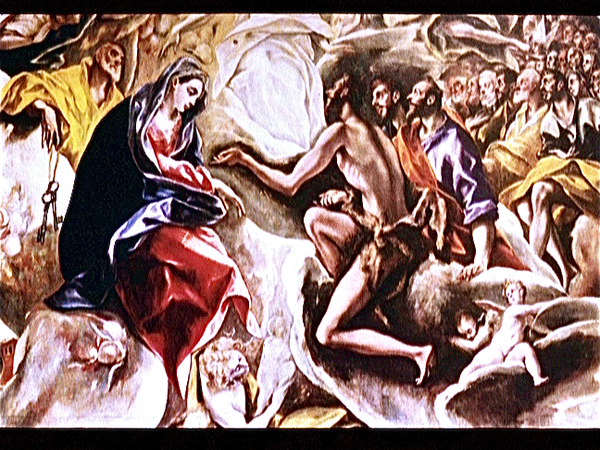 El Greco de begrafenis van de graaf van Orgaz