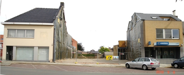 De kaashalle afgebroken.2010