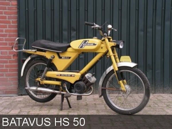 Batavus HS 50-geel 1976