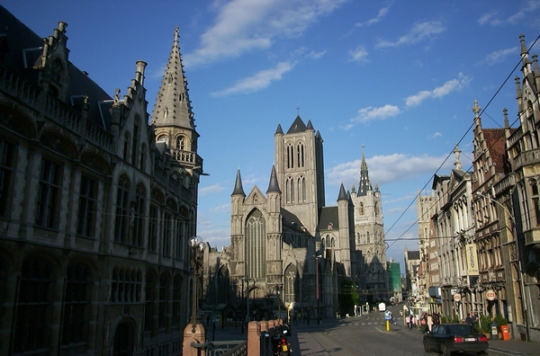 Gent _Sint-Niklaaskerk en omgeving