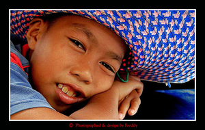 Happy kid, Nakhon Sawan province.