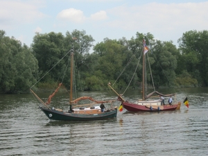 bootjes op de Schelde