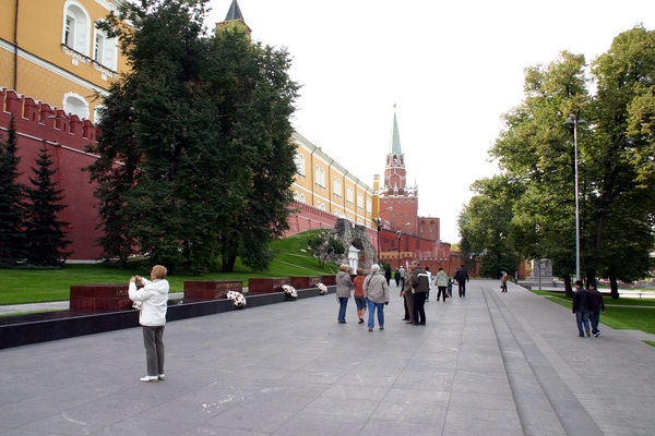Alexandertuin - op weg ingang Kremlin