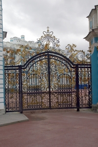 Poesjkin - een ingang barokke zomerverblijf van de tsaren