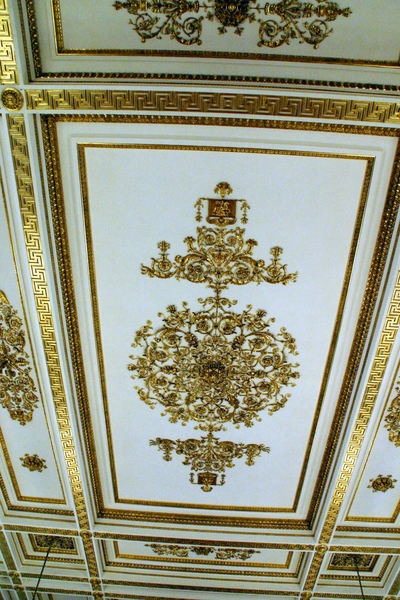 Winterpaleis/Hermitage - Grote troonzaal detail plafond