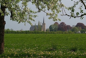 Panorama richting kerk 2010