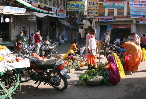 Markt in Pushkar