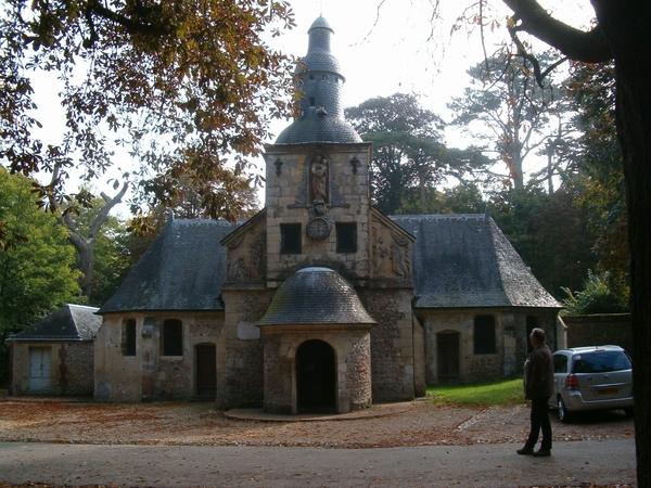 Honfleur, mooie kapel nabij de belvedere