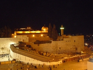 2b Jeruzalem by night, Al Aqsa moskee _P1070220