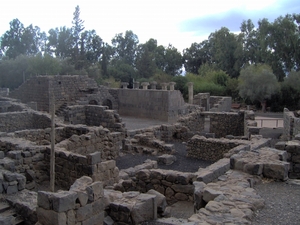 5e Golan _Katzrin, hoofdstad van de Golan, met historische site