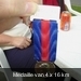 De medaille van 4 x 16 km