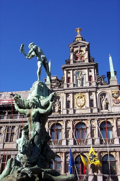 Antwerpen  Stadhuis,  Brabo