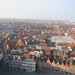 Brugge  zicht op de Noordkant vanaf het Belfort