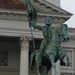 Brussel _Koningsplein, standbeeld van Godfried van Bouillon