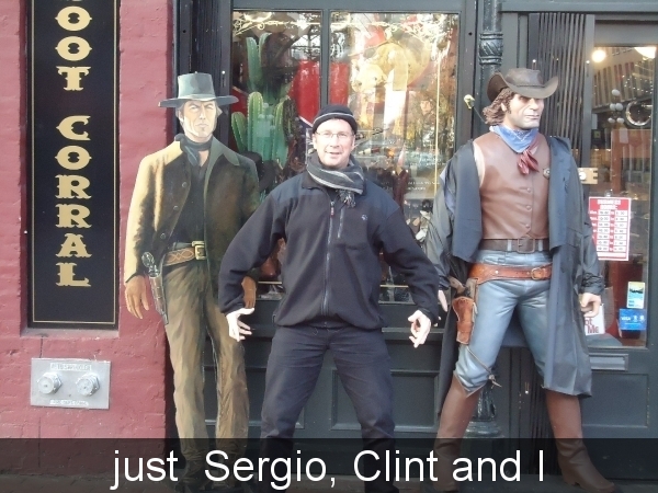 just  Sergio, Clint and I