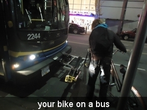 your bike on a bus