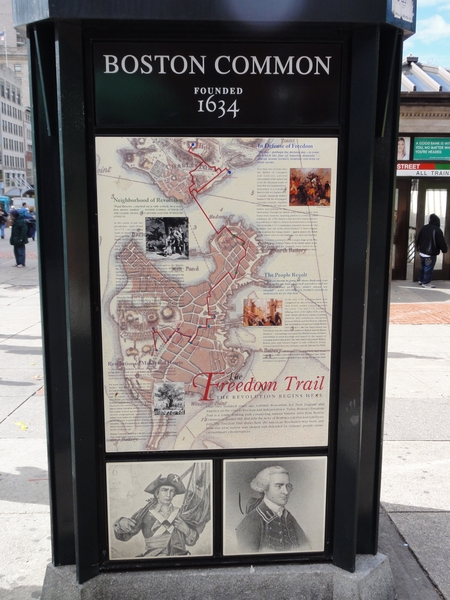 Freedom Trail in Boston